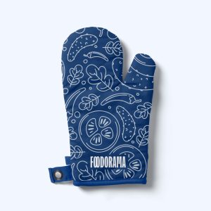 Glove-blue FlameGuard Oven Gloves